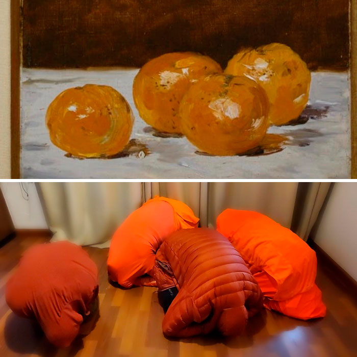 Four Mandarin Oranges By Édouard Manet