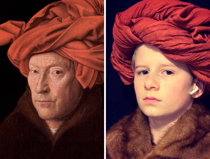 “Portrait Of A Man In A Turban”- Jan Van Eyck