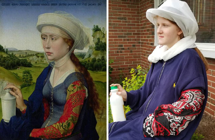 Mary Magdalene Right Panel By Rogier Van Der Weyden Oil On Panel Circa 1450 - Grace Front Yard Circa 2020