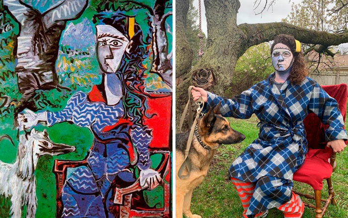 My Friend (W/Help From Her Twins) Did The Getty Museum Challenge. Boredom Can Be Beautiful.