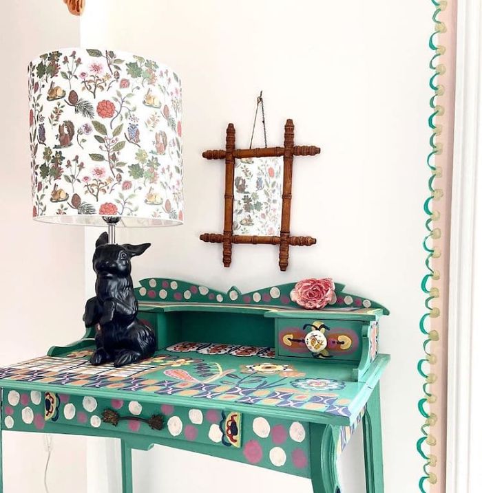 Artist Stuck In Quarantine Unleashes Her Creativity On Her House And Paints All Over The Walls