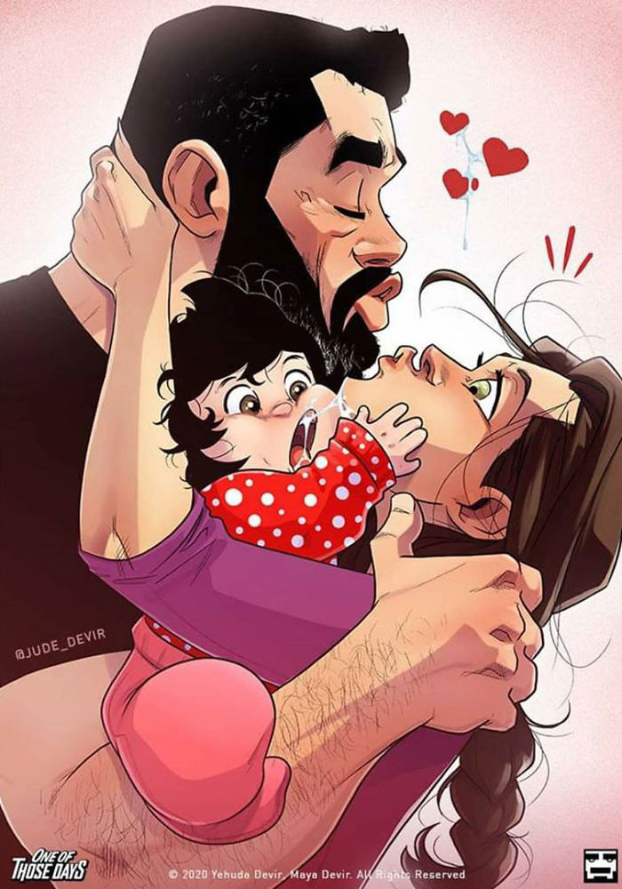 Famous Cartoon Couple Reveal Their Daughter In 9 Adorable Pics Famous Cartoon Couple Reveal Their Daughter In 9 Adorable Pics