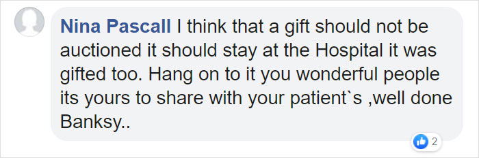 Banksy Gifts A Hospital His Newest Painting Where He Honors Healthcare Workers Banksy Gifts A Hospital His Newest Painting Where He Honors Healthcare Workers