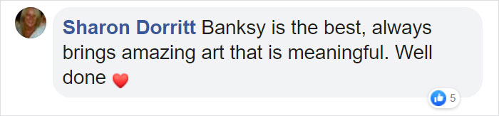 Banksy Gifts A Hospital His Newest Painting Where He Honors Healthcare Workers