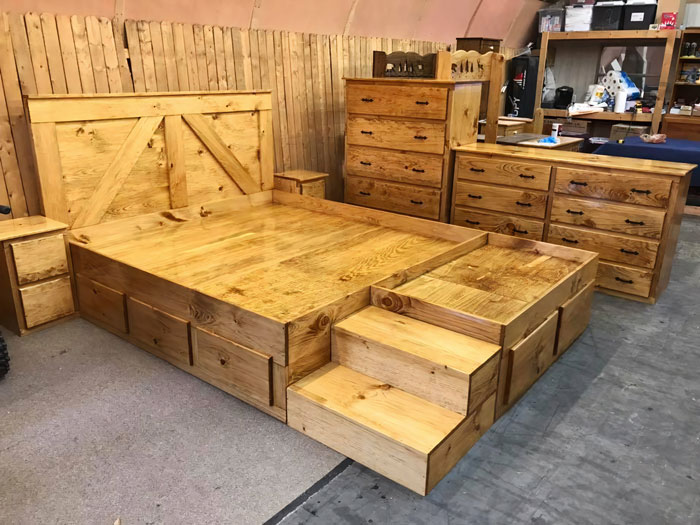This Company Makes Custom Wooden Bed Frames With Built-In Pet Beds This Company Makes Custom Wooden Bed Frames With Built-In Pet Beds