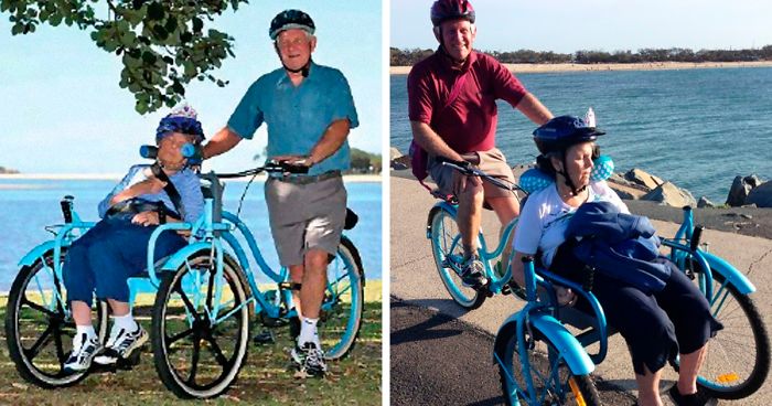 Husband Builds A Special Bike So He Can Continue Cycling With His Wife With Alzheimer’s And It’s HeartwarmingHusband Builds A Special Bike So He Can Continue Cycling With His Wife With Alzheimer’s And It’s Heartwarming