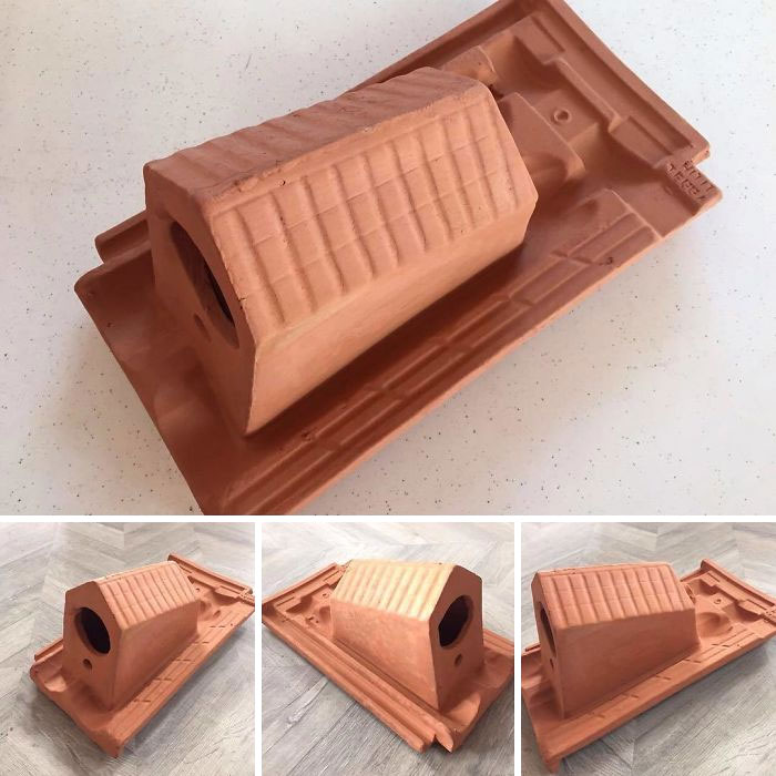 These Multipurpose Roof Tiles Also Provide A House For Birds