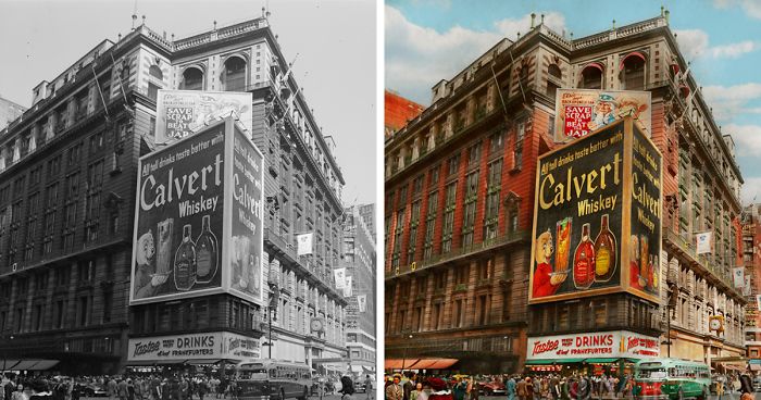I Colorized 30 B&W Photos Of New York From Years Ago