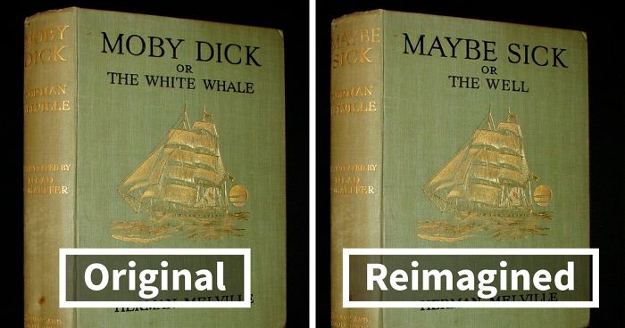 Graphic Designer Adapts Popular Book Covers To Current Times (39 Pics)