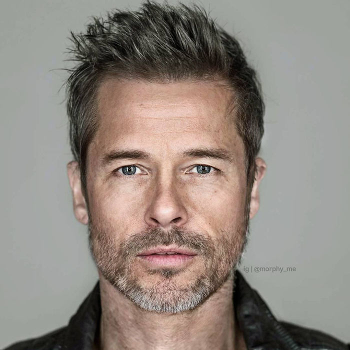 Guy Pearce & Brad Pitt
