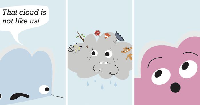 I Wrote And Illustrated A Book About A Cloud Without A Silver Lining
