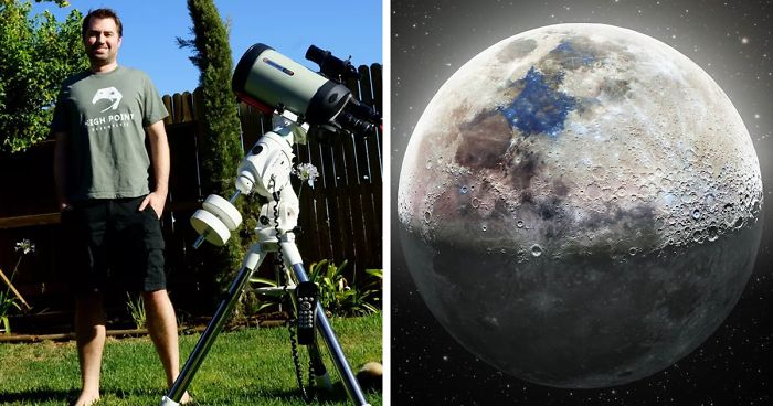 Photographer Spends Weeks Taking Pictures Of The Moon And Combines Them Into 'Impossible' Surface PhotoPhotographer Spends Weeks Taking Pictures Of The Moon And Combines Them Into 'Impossible' Surface Photo