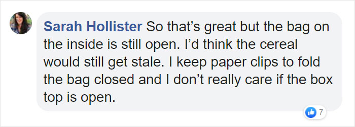 "It's Only Taken Me 40 Years": Woman Is Left Stunned Upon Finding Out How To Close A Cereal Box The Right Way "It's Only Taken Me 40 Years": Woman Is Left Stunned Upon Finding Out How To Close A Cereal Box The Right Way