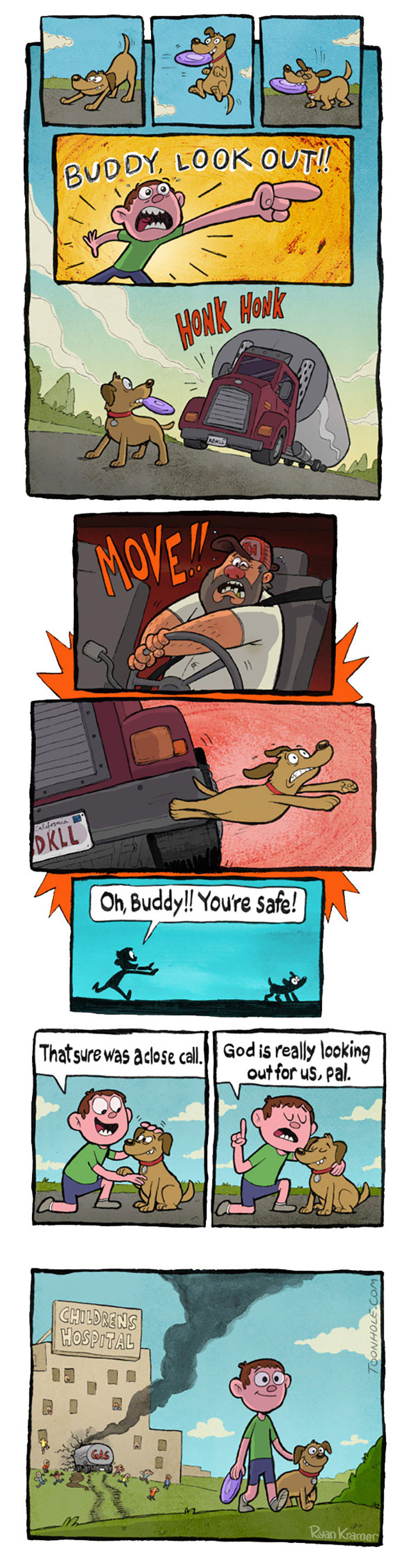 He's Looking Out For Us