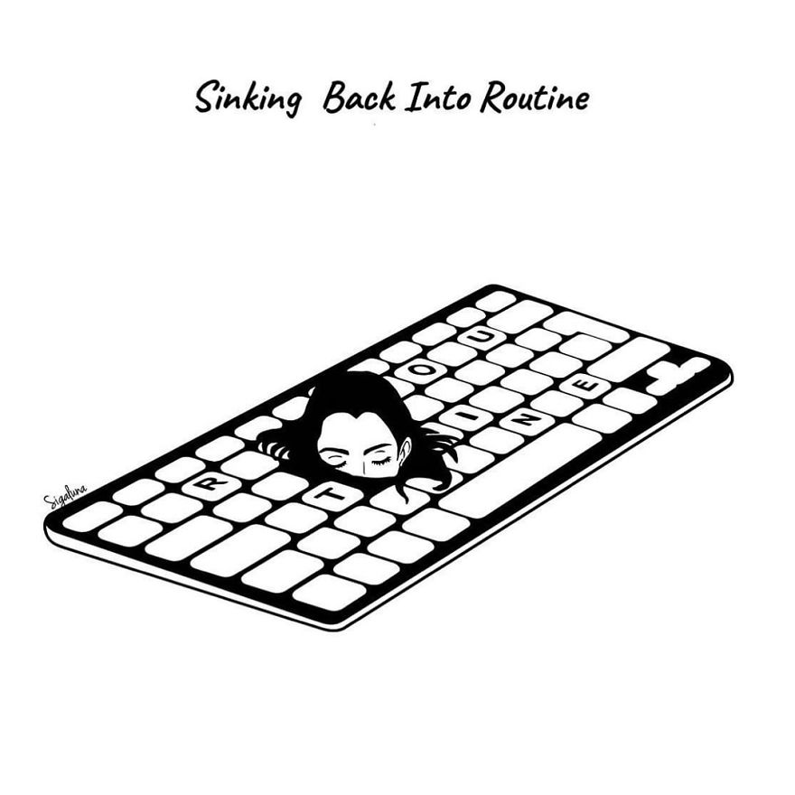 Sinking Back Into Routine