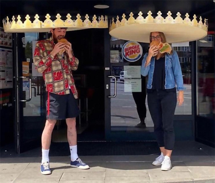 Social Distancing By Burger King