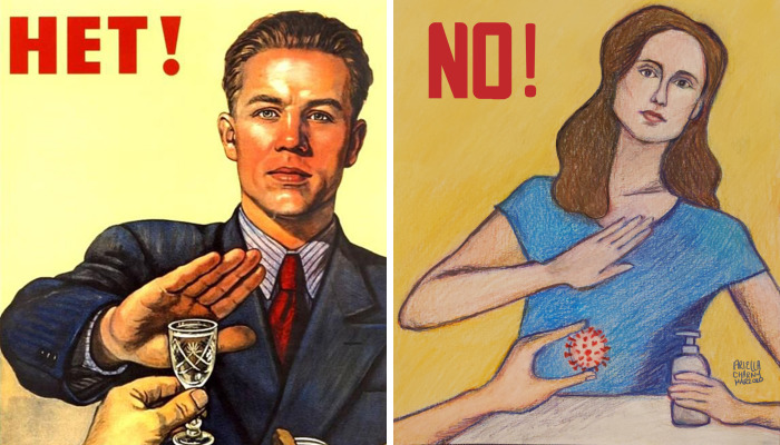 I Recreated Classic Soviet Propaganda Posters As COVID-19 Posters