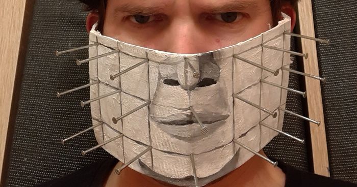 This Artist Keeps Himself And Others Entertained By Creating Unconventional Face Masks (37 Pics)