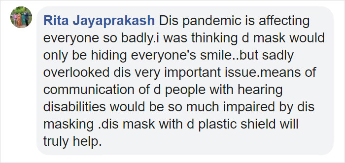 Deaf Mom Creates Clear Masks For Lip Reading, Quickly Learns It's Useful For People From Various Backgrounds
