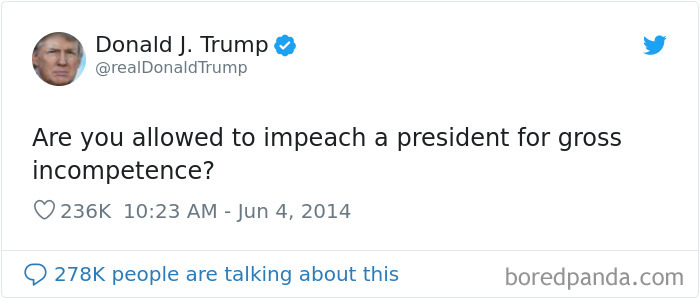 Filed Under 'Most Ironic Trump Tweets'