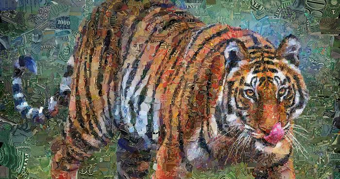 My 12 Wild Animals Made Out Of Banknotes From All Over The World