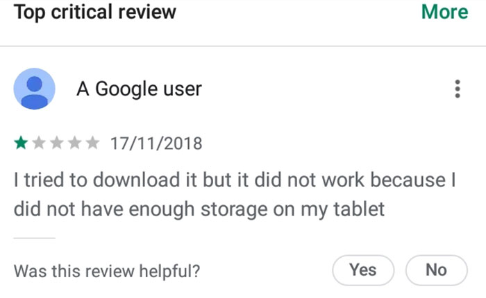 Okay, 1 Star Then