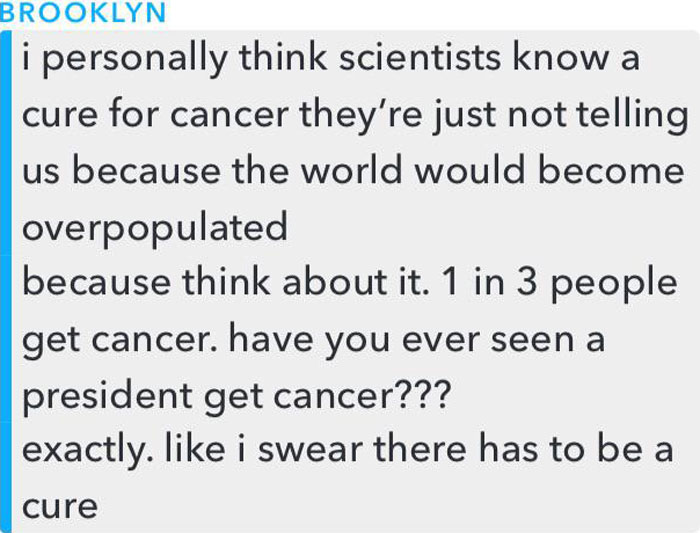 Well That's An Interesting Conspiracy Theory