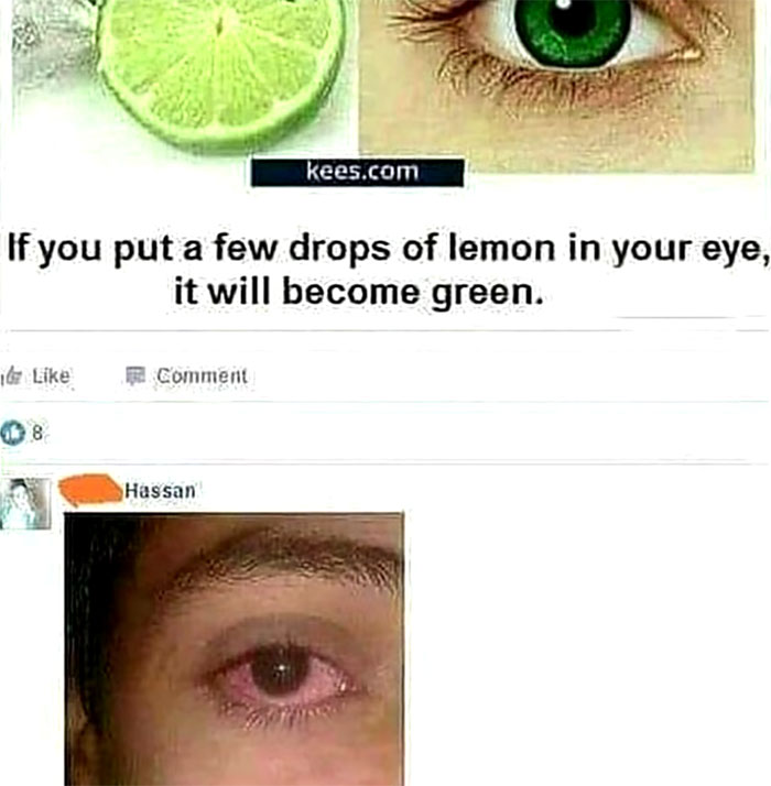 Well, Obviously, You Have To Have Blue Eyes For It To Work