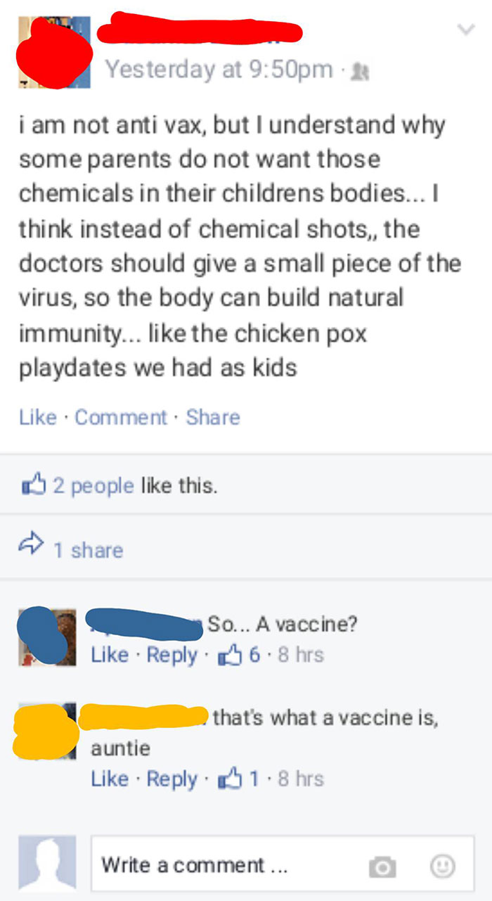 Anti-Vaxxer Accidentally Advocates For Vaccines