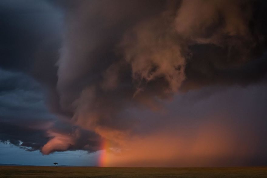 2nd Place, Landscapes. Masai Mara Sky By Jose Fragozo
