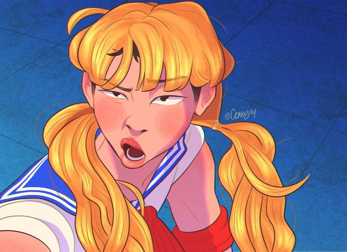 Artists From Around The World Challenged Themselves To Draw The Heroine Sailor Moon In Their Own Style