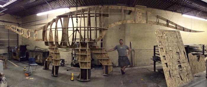 This Dad Should Win An Award For Building An Incredible 14-Meter Dinosaur Jungle Gym For His Kids This Dad Should Win An Award For Building An Incredible 14-Meter Dinosaur Jungle Gym For His Kids