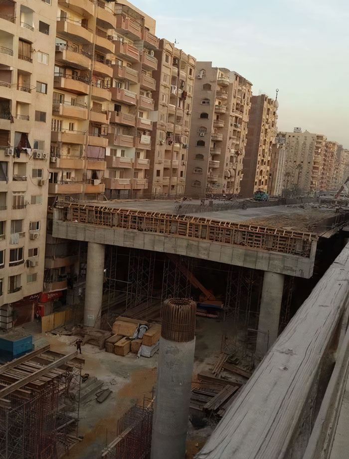 Egyptian Government Decided To Build A Highway In The Middle Of A Residential Area