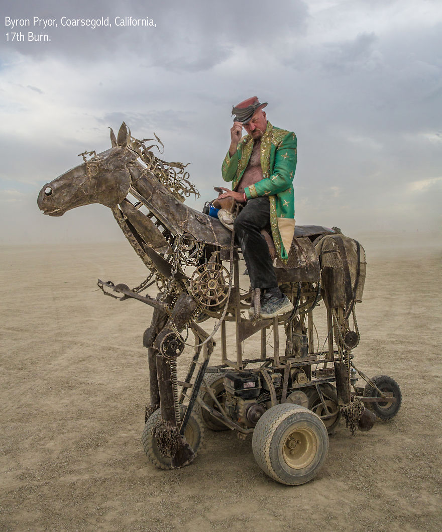 Last Year I Went To Burning Man Festival, Where I Photographed Strangers And Asked Them To Tell Their Burning Man Stories.