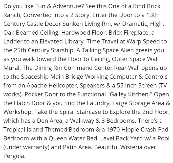 Someone Found This $159,900 House Listing That Looks Modest At First But Gets Weird Fast When You Look Inside Someone Found This $159,900 House Listing That Looks Modest At First But Gets Weird Fast When You Look Inside