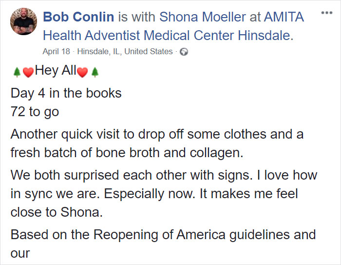 Husband Sets Up Weekly Date Nights Outside Hospital Window As His Wife Waits To Give Birth Husband Sets Up Weekly Date Nights Outside Hospital Window As His Wife Waits To Give Birth