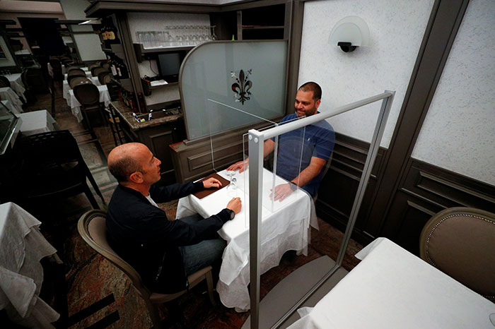 Restaurants In Italy Give A Glimpse Of What Post-Lockdown Life Might Look Like Restaurants In Italy Give A Glimpse Of What Post-Lockdown Life Might Look Like