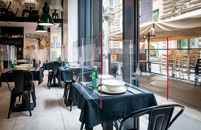 Restaurants In Italy Give A Glimpse Of What Post-Lockdown Life Might Look Like Restaurants In Italy Give A Glimpse Of What Post-Lockdown Life Might Look Like