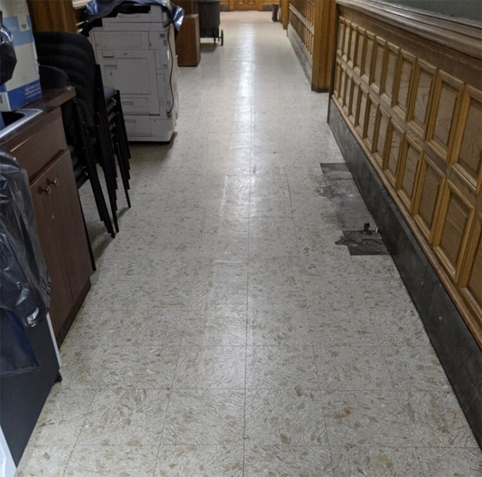 After City Hall Renovation Unveils A Stunning Early 20th Century Tiled Floor, People Start Sharing Their Own Unexpected Discoveries As Well After City Hall Renovation Unveils A Stunning Early 20th Century Tiled Floor, People Start Sharing Their Own Unexpected Discoveries As Well