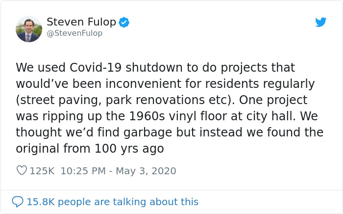 After City Hall Renovation Unveils A Stunning Early 20th Century Tiled Floor, People Start Sharing Their Own Unexpected Discoveries As Well After City Hall Renovation Unveils A Stunning Early 20th Century Tiled Floor, People Start Sharing Their Own Unexpected Discoveries As Well