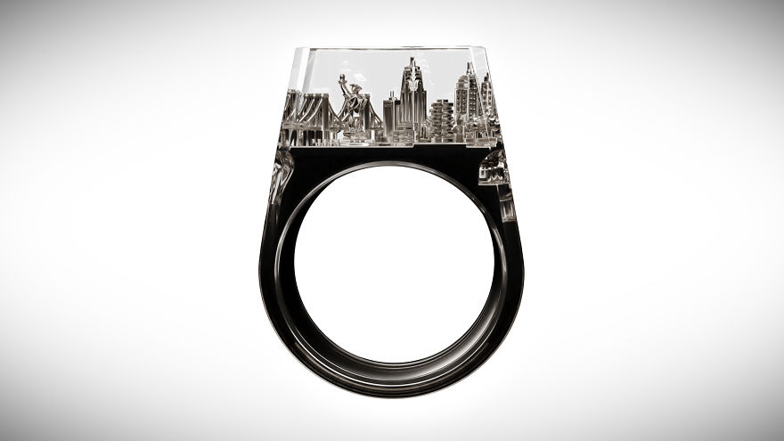 Bring The World To Your Finger With The Most Detailed Ring Ever Created 🗽 Bring The World To Your Finger With The Most Detailed Ring Ever Created 🗽