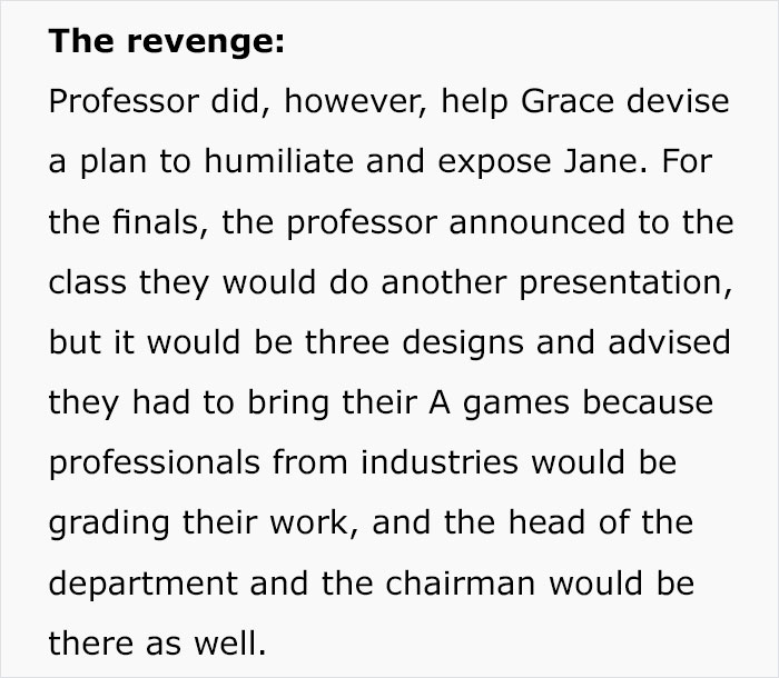 Girl Has Her Fashion Designs Stolen By Another Student, Devises A Plan To Humiliate Her With Bait Girl Has Her Fashion Designs Stolen By Another Student, Devises A Plan To Humiliate Her With Bait
