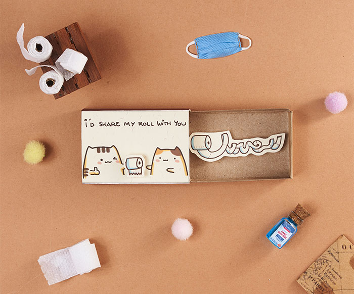 Our 14 Cute Messages Hidden In Matchboxes That We Made During Quarantine