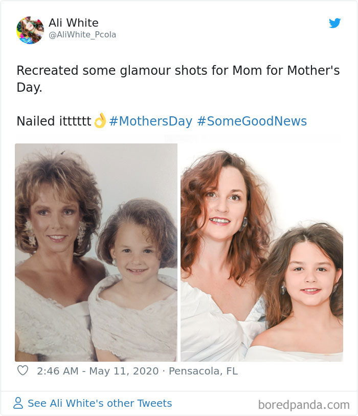 29 Daughters Recreate Their Moms' Looks For Mother’s Day, And The Rese...