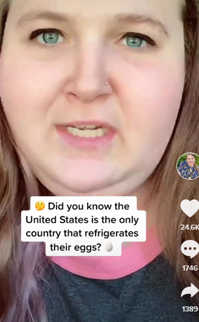 Americans Realize That Almost All Of The Rest Of The World Do Not Buy Refrigerated Eggs And A TikToker Explains Why Americans Realize That Almost All Of The Rest Of The World Do Not Buy Refrigerated Eggs And A TikToker Explains Why