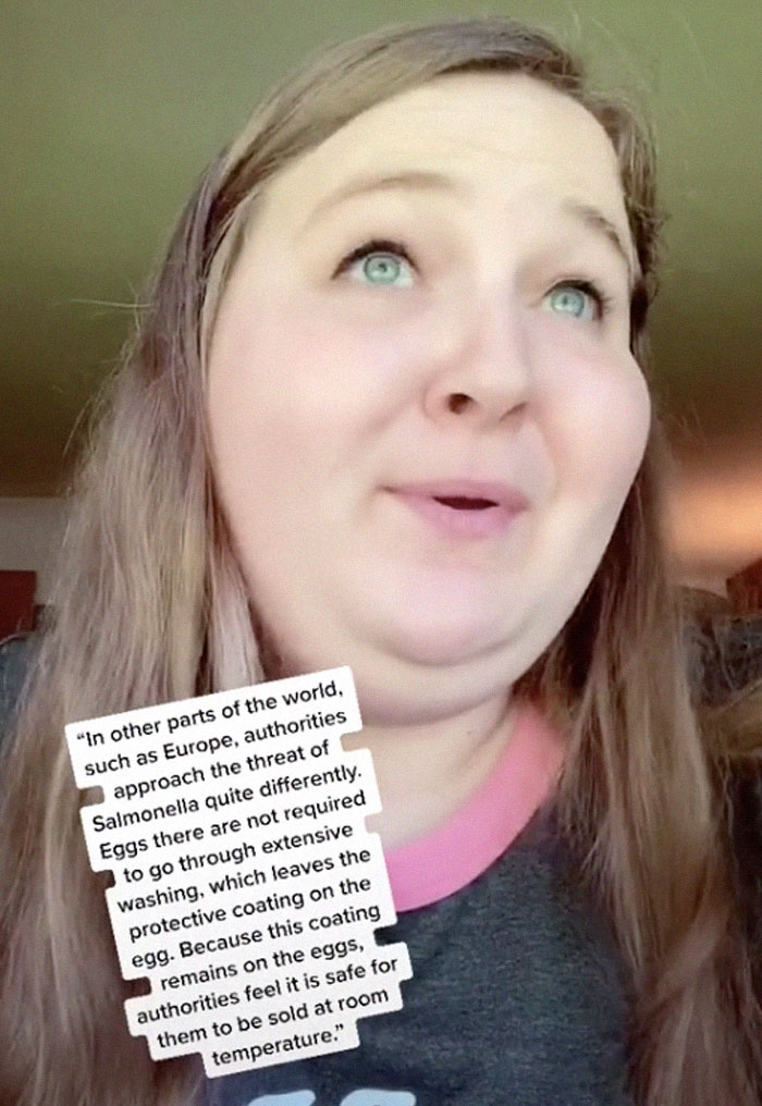 Americans Realize That Almost All Of The Rest Of The World Do Not Buy Refrigerated Eggs And A TikToker Explains Why