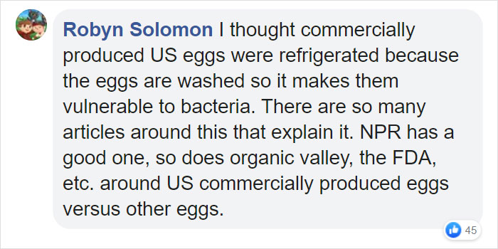 Americans Realize That Almost All Of The Rest Of The World Do Not Buy Refrigerated Eggs And A TikToker Explains Why