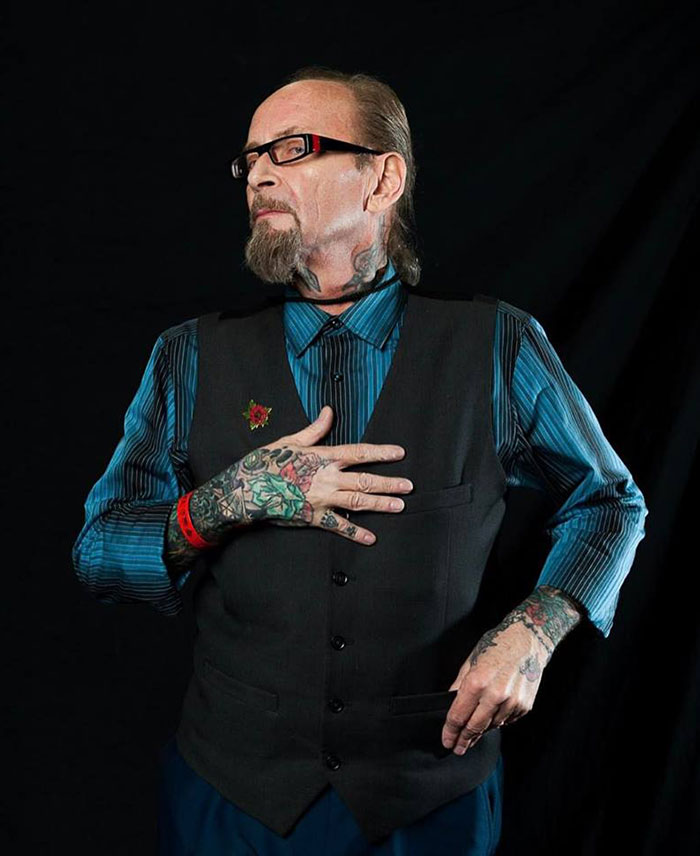 The Great Bill Salmon In The Tattoo Yearbook Photobooth