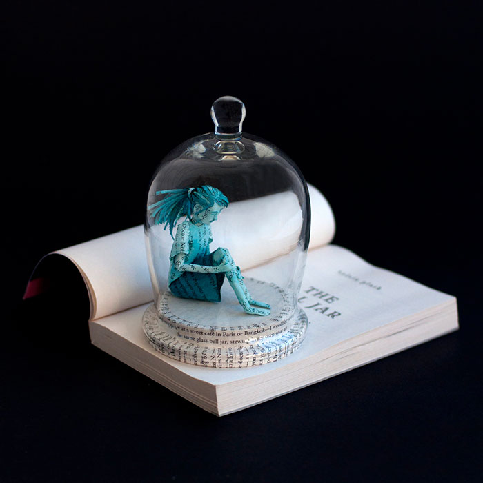 Artist Illustrates The Stories Of Books With Beautifully Crafted Figures (23 Pics)