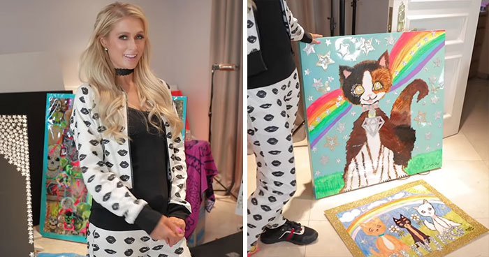 Some People Try To Mock Paris Hilton After She Showcases Her Art, But Others Say It’s Not So Bad And Are Really Proud Of Her